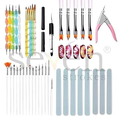 Nail Art Tools Kit, 40 Pcs - Flower Brushes, Nail Art Brushes