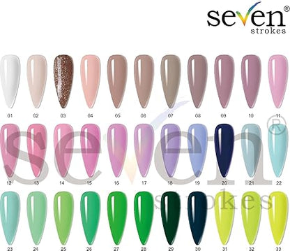 SEVEN STROKES By Bolt Bee 6 Pcs 15Ml Gel Nail Polish Glitter Finish