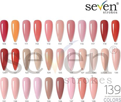 SEVEN STROKES By Bolt Bee 6 Pcs 15Ml Gel Nail Polish Glitter Finish